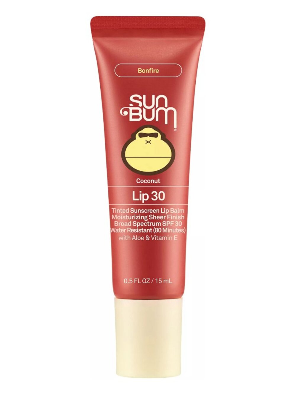 Sun Bum Lip Balm Tinted Bonfire with Sunscreen SPF 30